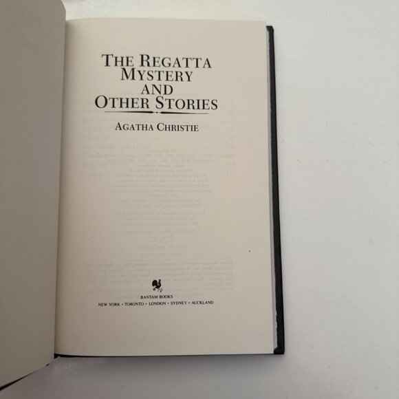 The Regatta Mystery & Other Stories By Agatha Christie Bantam Books Hardcover - Picture 4 of 5